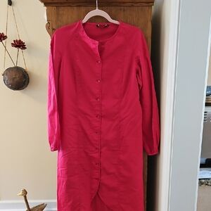 Nwot Shukr Button Down Shirt Dress